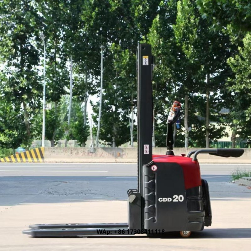 Electric Forklift - 1.5톤/2톤/3미터/4미터 전동 지게차 스태커/팔레트 트럭 휴대용