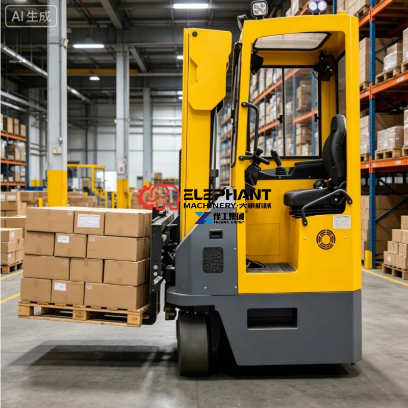 Electric Forklift - 듀얼 토너지 시티드 전동 리치트럭, 1500kg