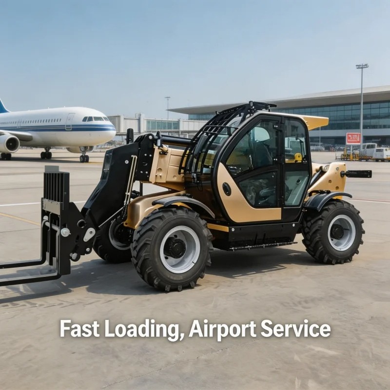 Telescopic Handler Boom - FOB 4x4 텔레스코픽 붐 핸들러(농장 건초