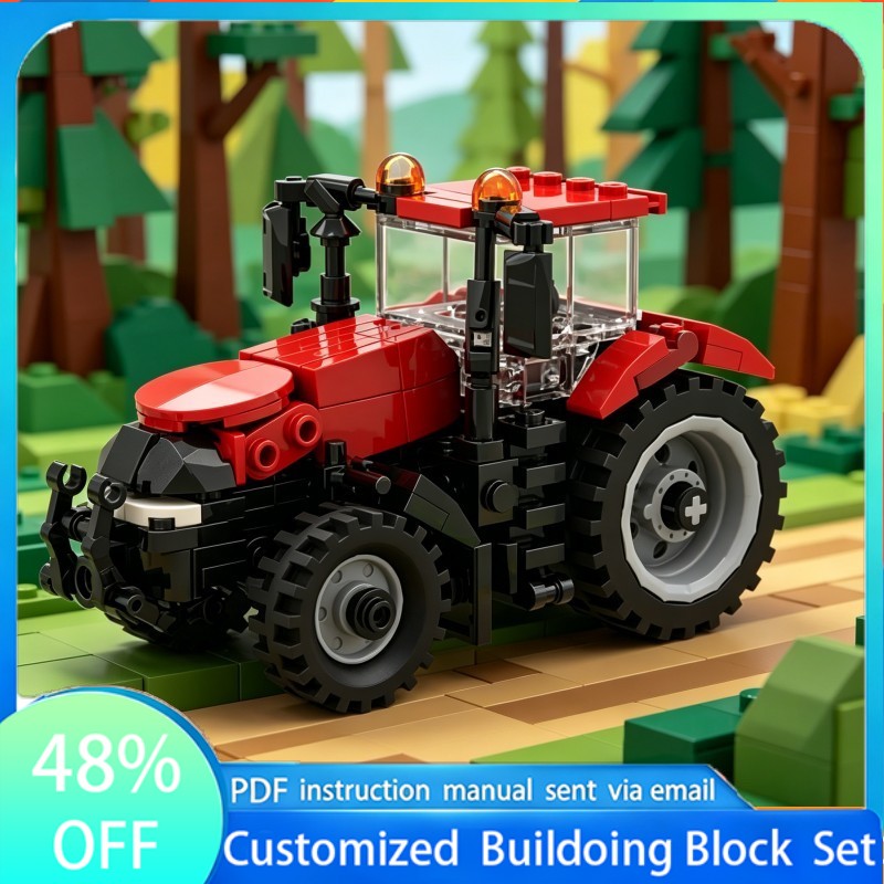Heavy Equipment Certificate - 214 PCS 레이싱 중장비 MOC 맞춤형