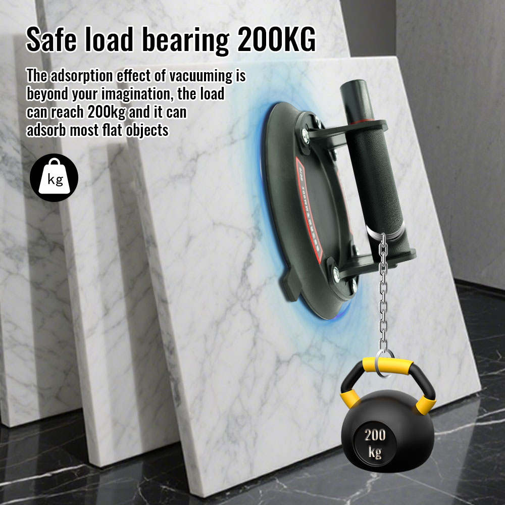 Heavy Equipment Glass - 진공 흡착컵 200kg 하중 용량 중량급