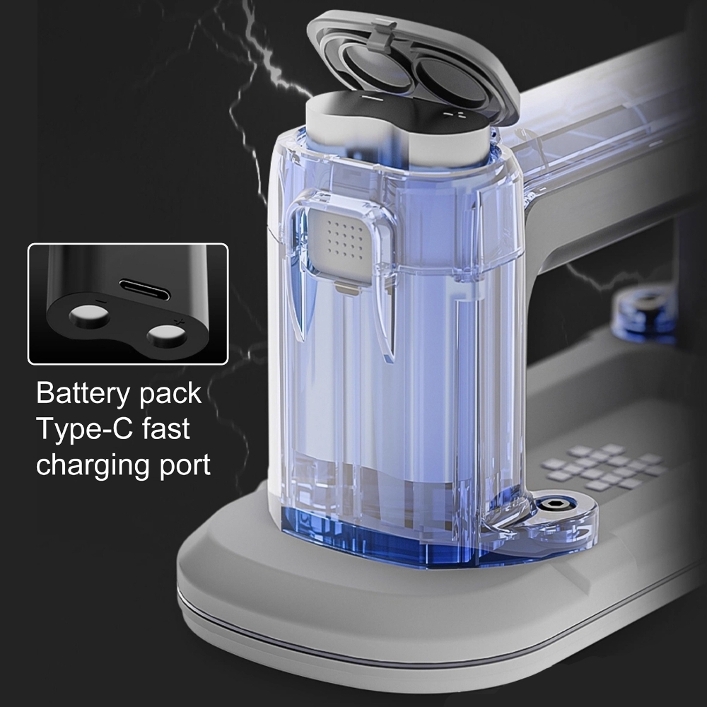 2400mAh 충전식 배터리가 장착된 전기 진공 흡착컵 - Heavy Equipment Glass 리뷰 및 가격