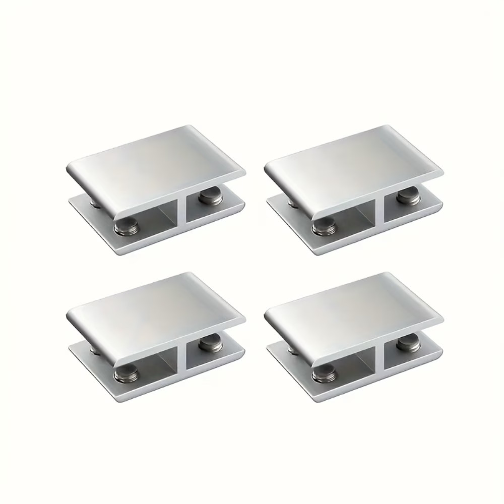 4개 유리 클램프, 양면 유리 지지대 고정 브래킷, 견 - Heavy Equipment Glass 리뷰 및 가격