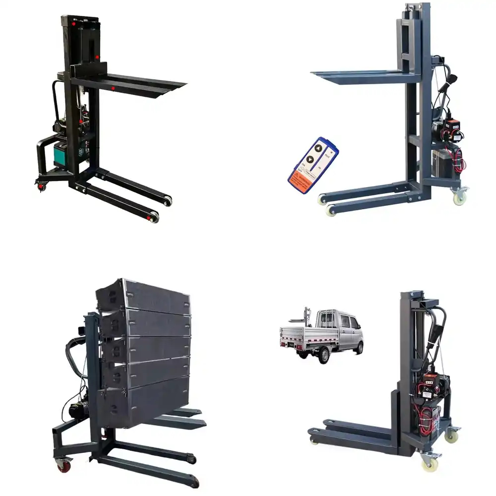 가격 친화적인 1.2/1.6m 높이 조절 가능 휴대용  - Electric Forklift 리뷰 및 가격