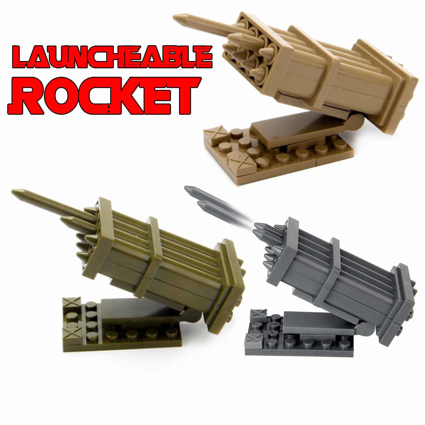 블록 조립 MOC 개틀링 로켓 발사 장비 액세서리 중기 - Heavy Equipment Certificate 리뷰 및 가격