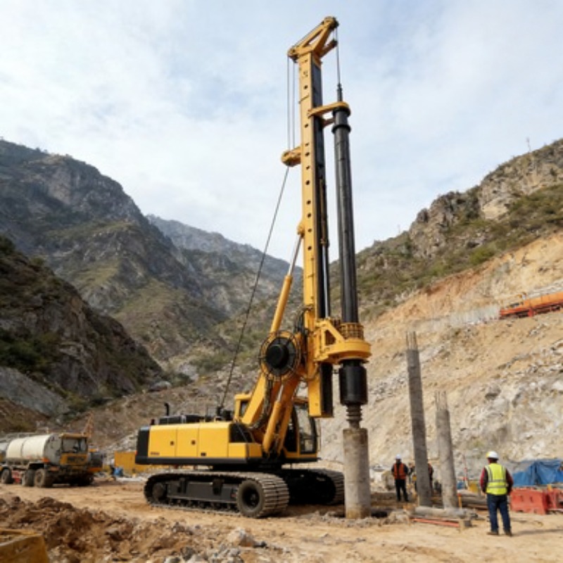 헤비듀티 240kNm 회전식 천공기 유압식 천공기 시추 - Heavy Equipment Drilling Rig 리뷰 및 가격